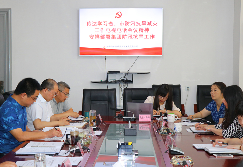 集團(tuán)公司召開黨委（擴(kuò)大）會，傳達(dá)學(xué)習(xí)省、市防汛抗旱減災(zāi)工作電視電話會議精神
